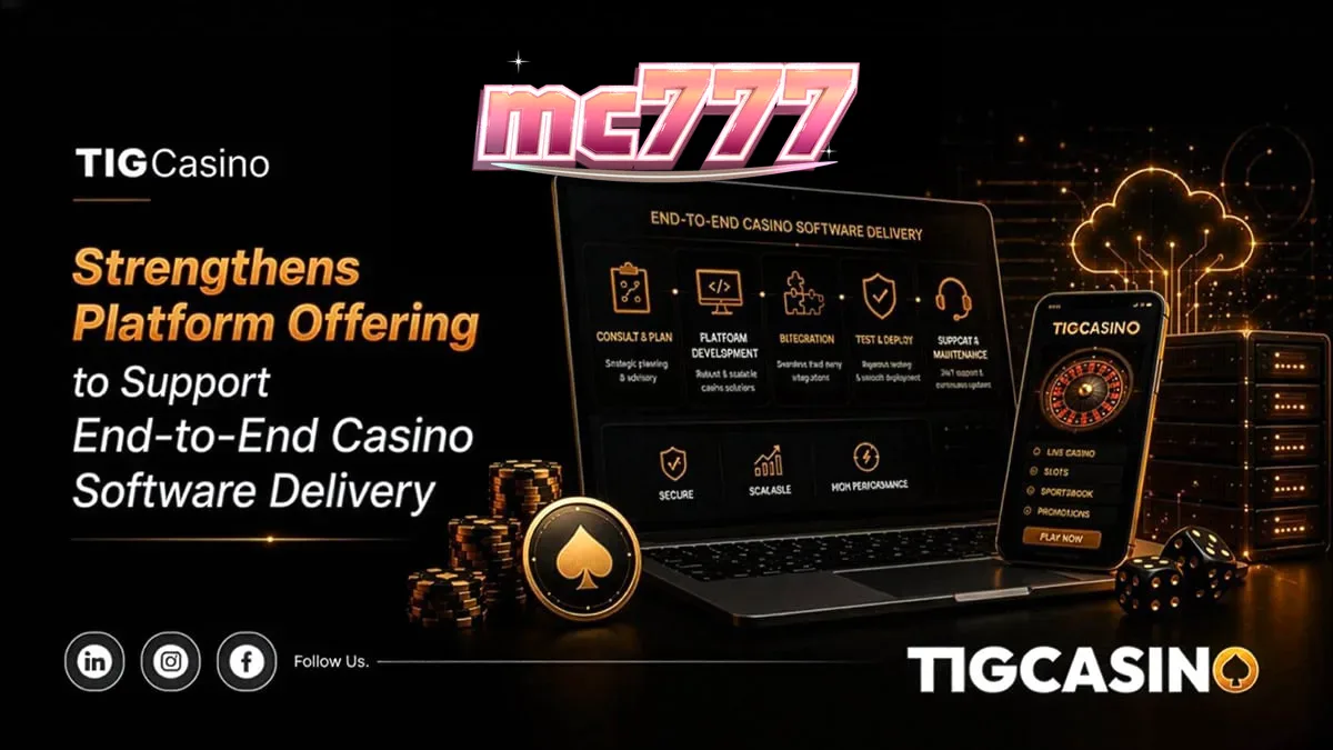 Tampilan antarmuka teknologi kasino modern dengan elemen grafis modular.